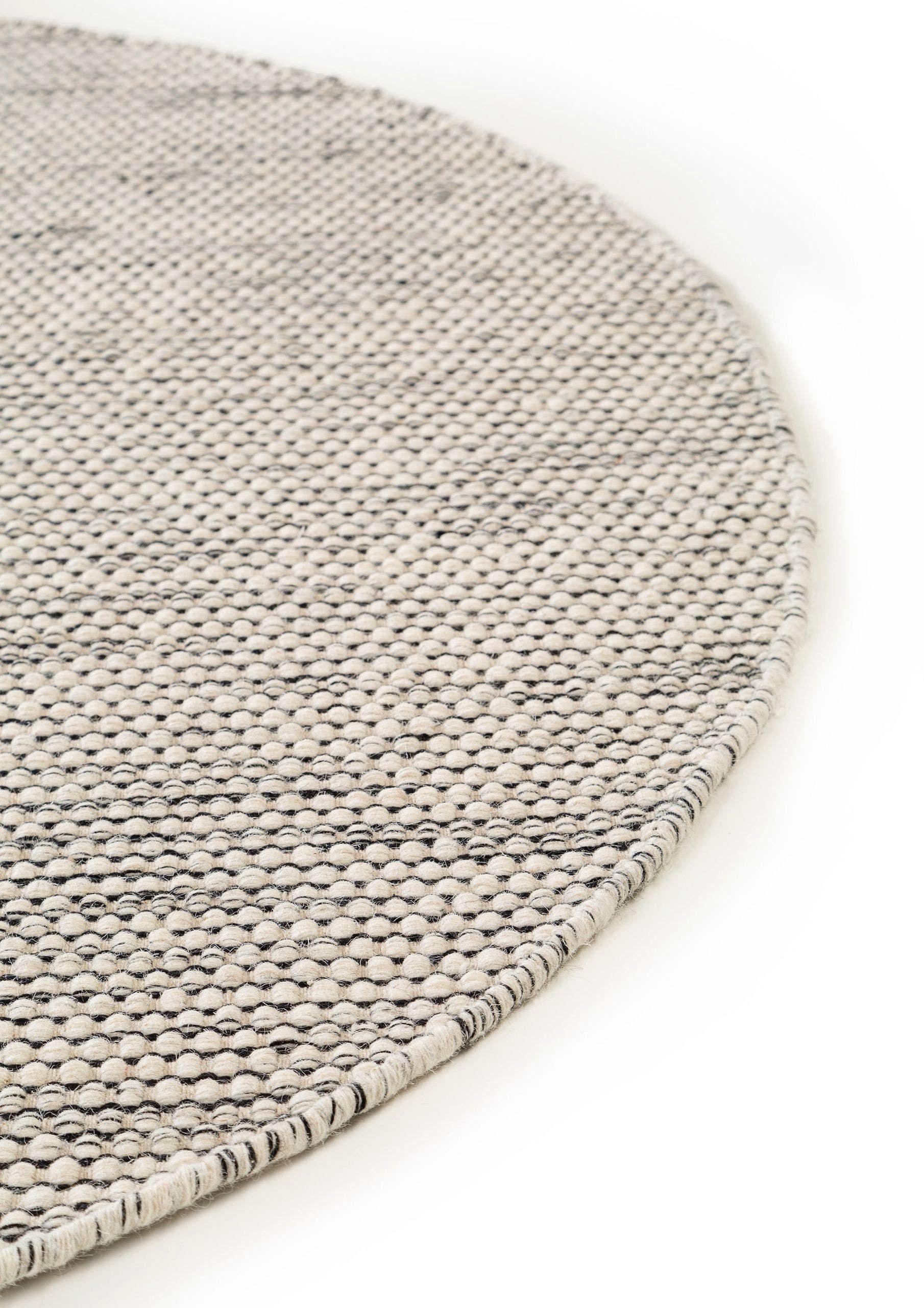 Benuta Wollteppich Rocco BeigeSchwarz