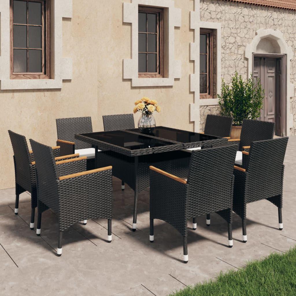 VidaXL Garten essgruppe poly-rattan