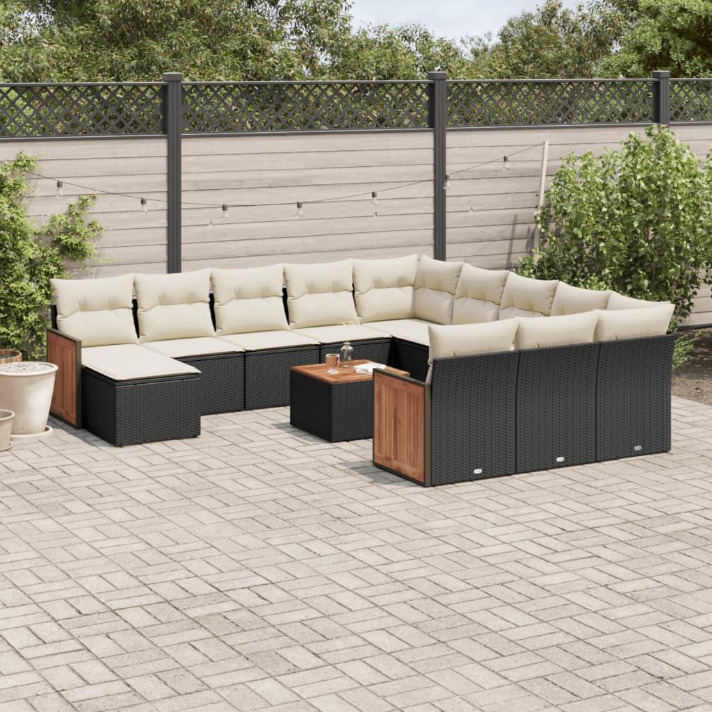 VidaXL Garten sofagarnitur poly-rattan