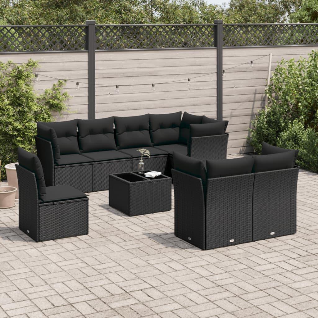 VidaXL Garten sofagarnitur poly-rattan