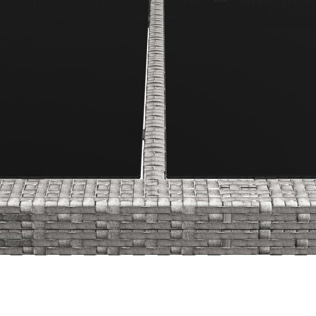 VidaXL Gartentisch poly-rattan