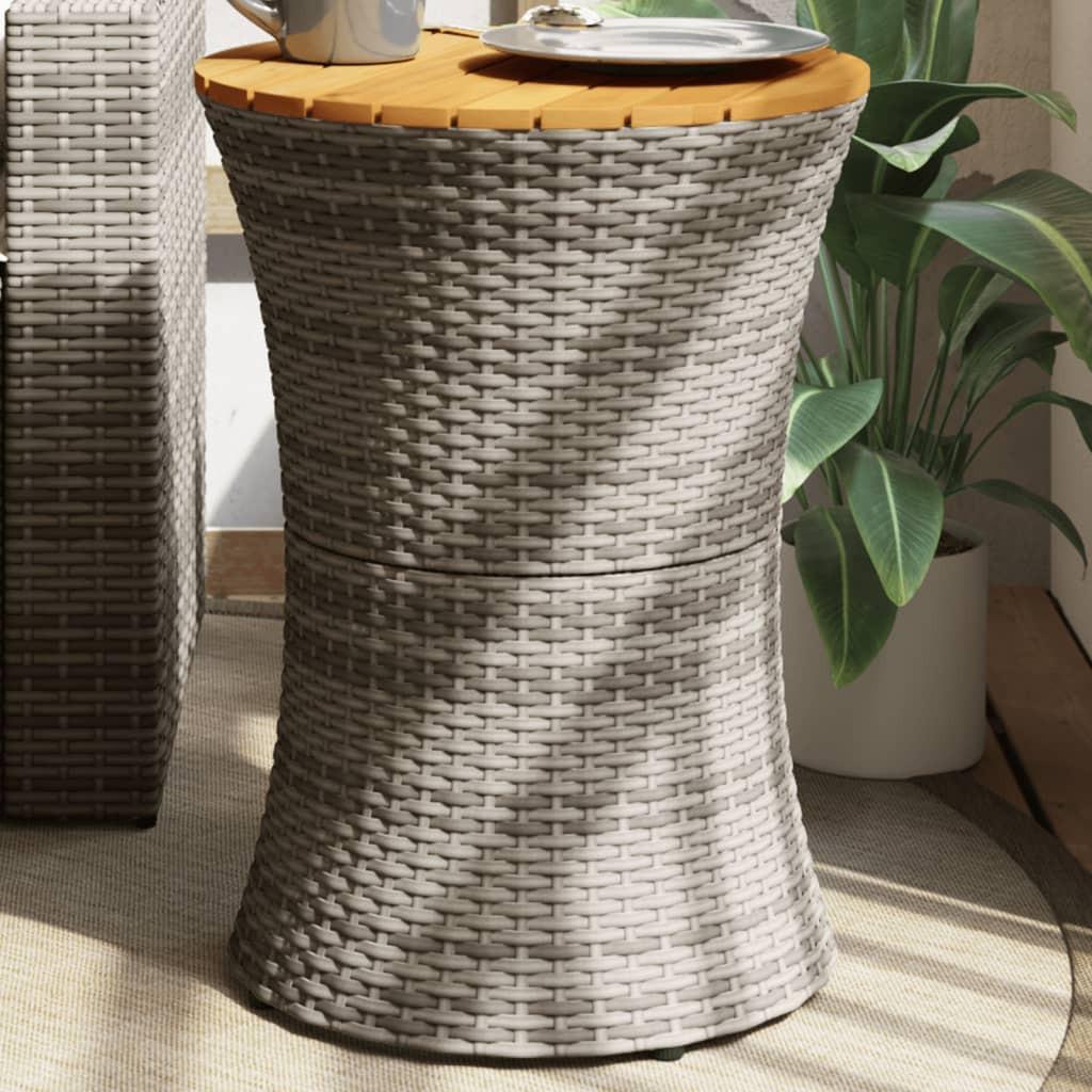VidaXL Garten beistelltisch poly-rattan