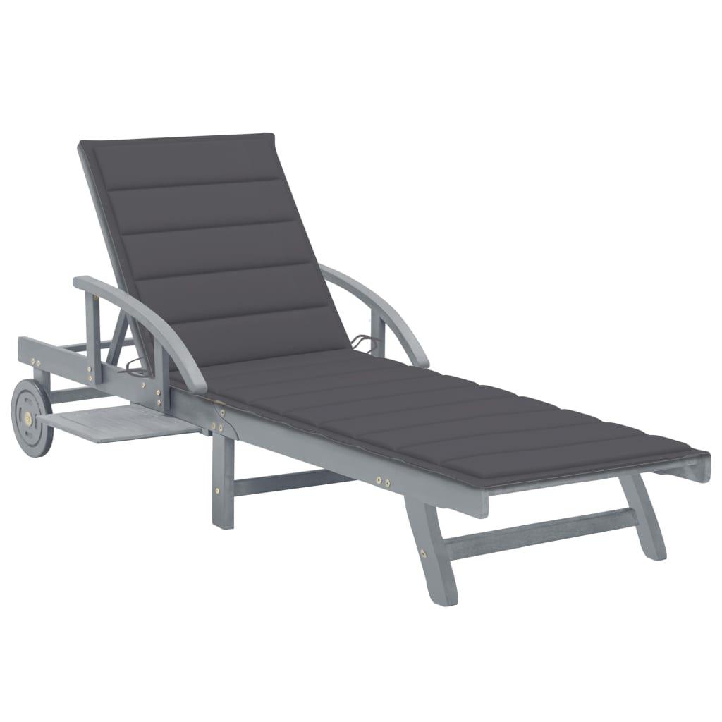 VidaXL Sonnenliege akazienholz