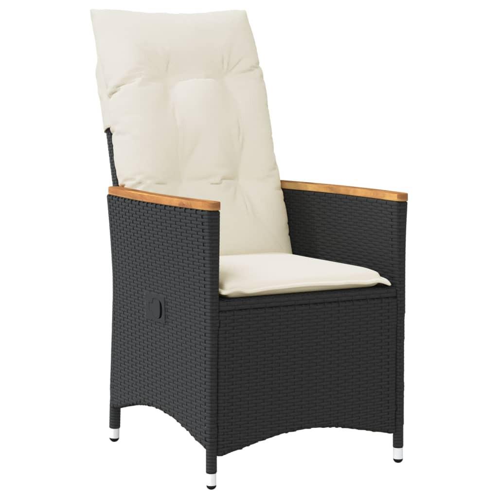 VidaXL Gartensessel verstellbar poly-rattan