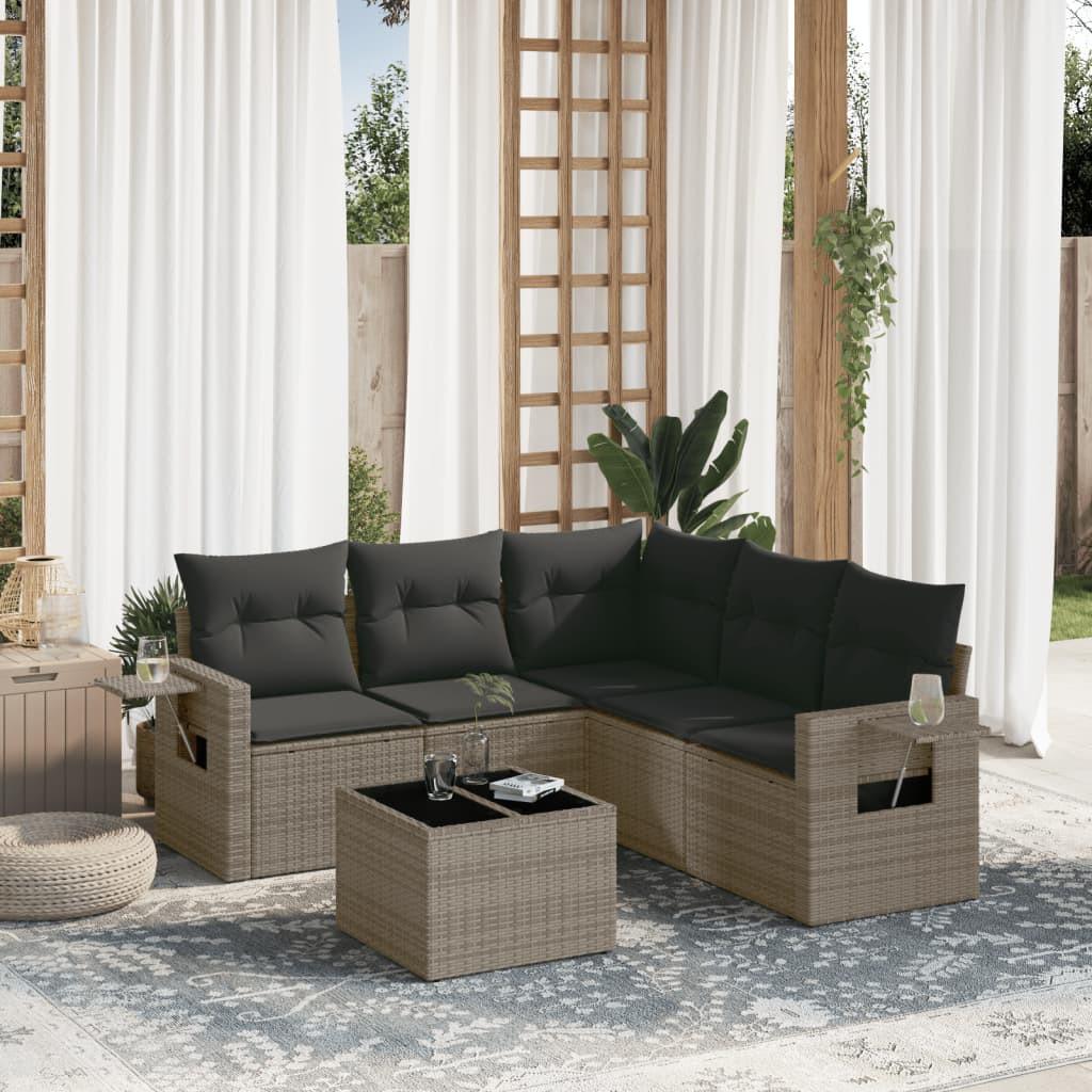 VidaXL Garten sofagarnitur poly-rattan