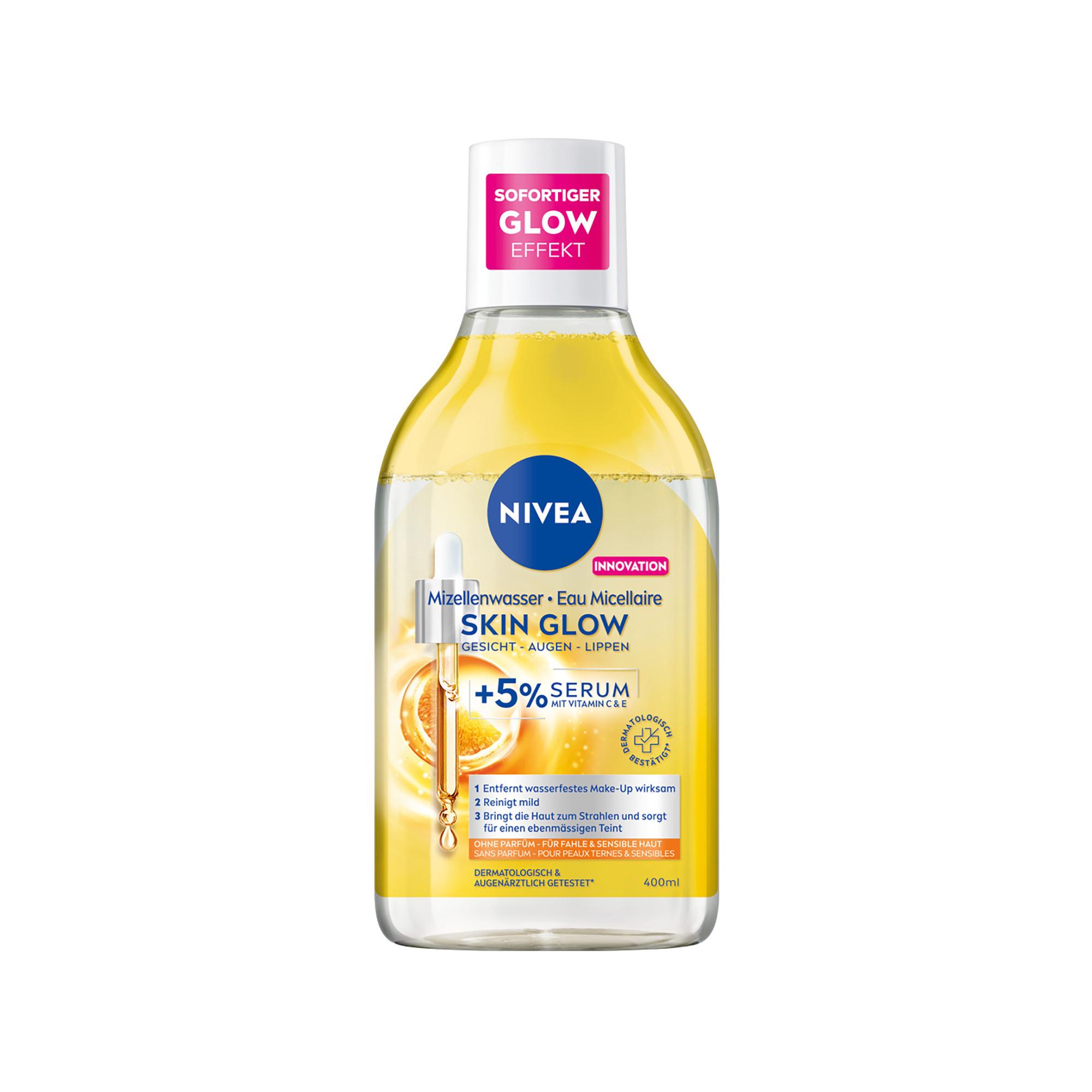 NIVEA Face Cleansing Skin Glow Serum Mizellenwasser