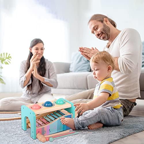 Activity-board Xylophon und Schlegelspielzeug mit Xylophon| Lernspielzeug Multifunktionales Musikspielzeug