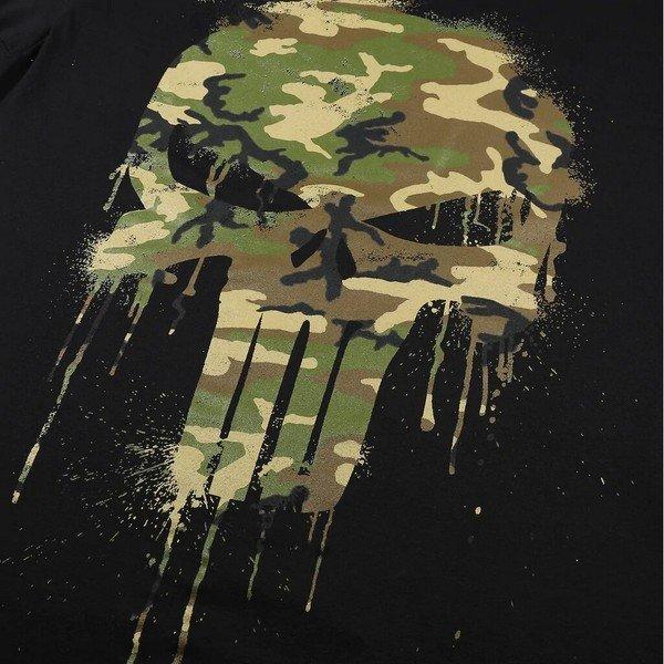 The Punisher Logo Print Kurzarm T-Shirt