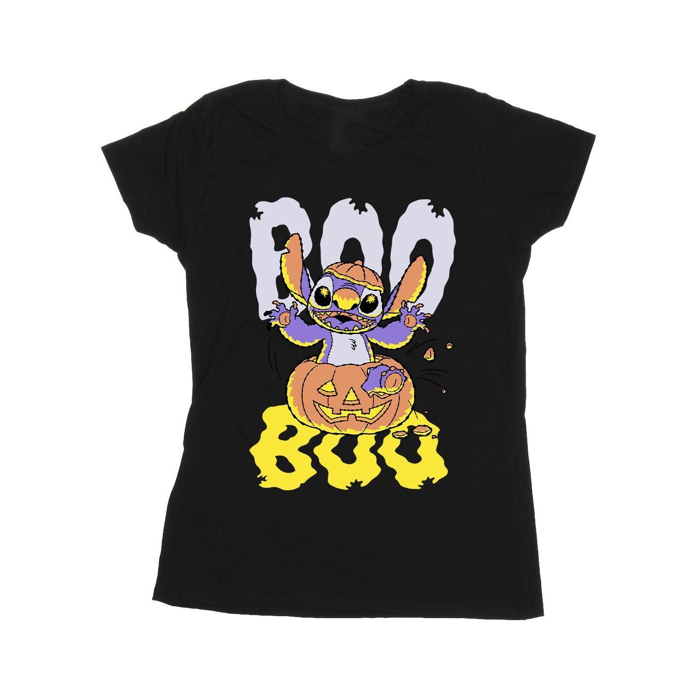 Lilo & Stitch Boo Jack-o-Lantern Slim Fit T-Shirt