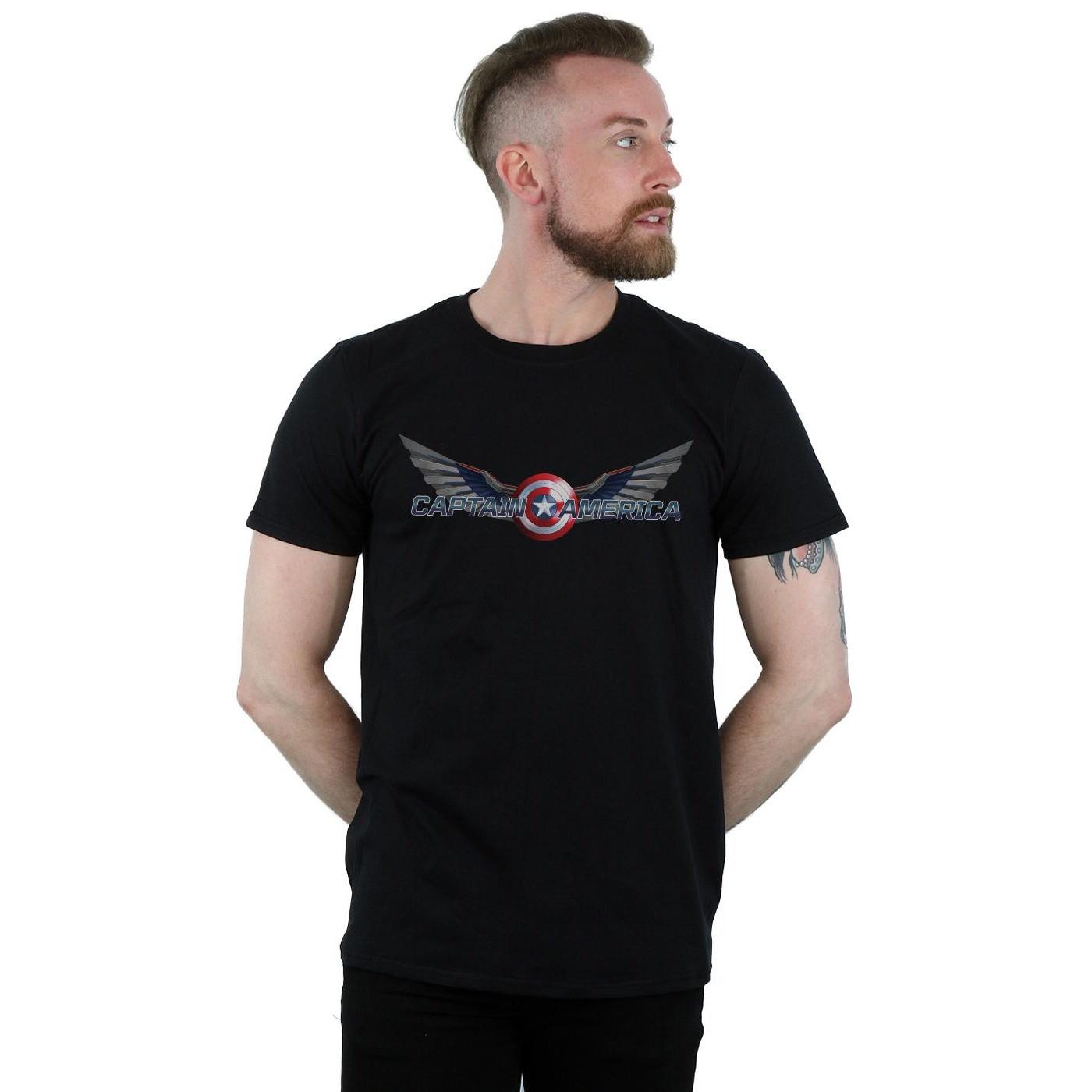 MARVEL Captain America Wings Logo T-Shirt