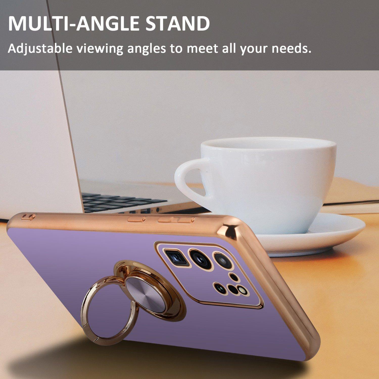 Cadorabo Hülle für Samsung Galaxy S20 ULTRA mit Ring - Schutzhülle