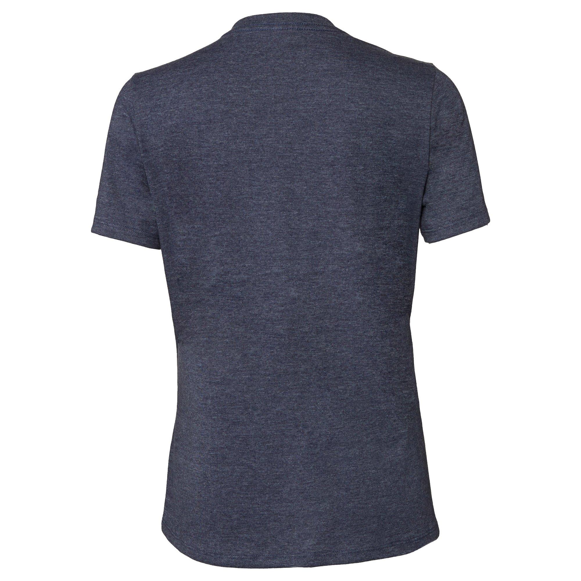Bella + Canvas Meliertes Regular Fit Kurzarm T-Shirt mit Rundhalsausschnitt