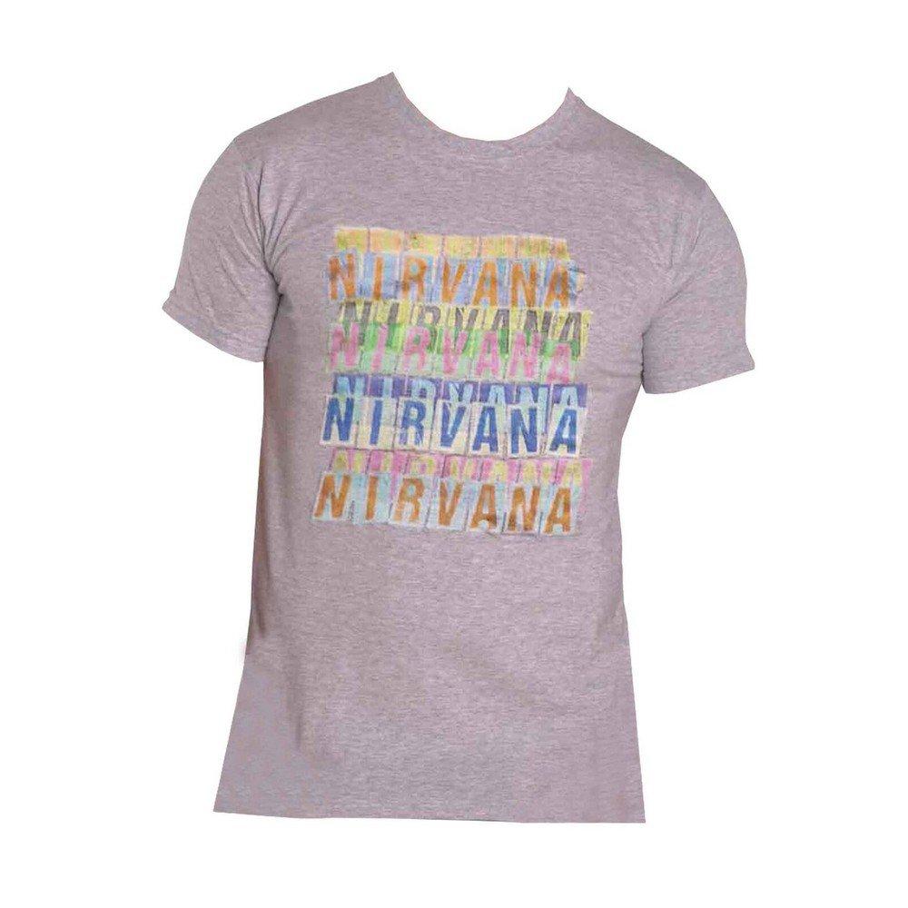 Nirvana Stacked Logo T-Shirt
