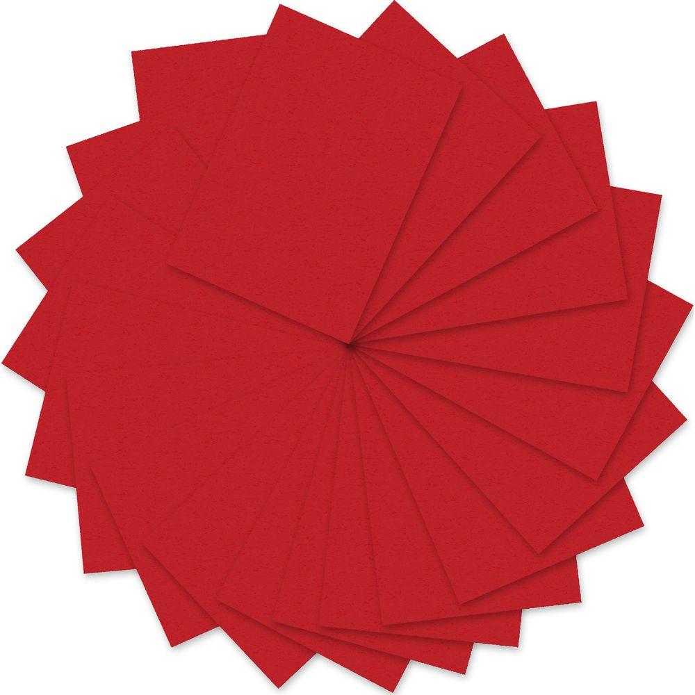 Ursus URSUS Tonzeichenpapier A4 2174621 130g. tulpenrot 100 Blatt