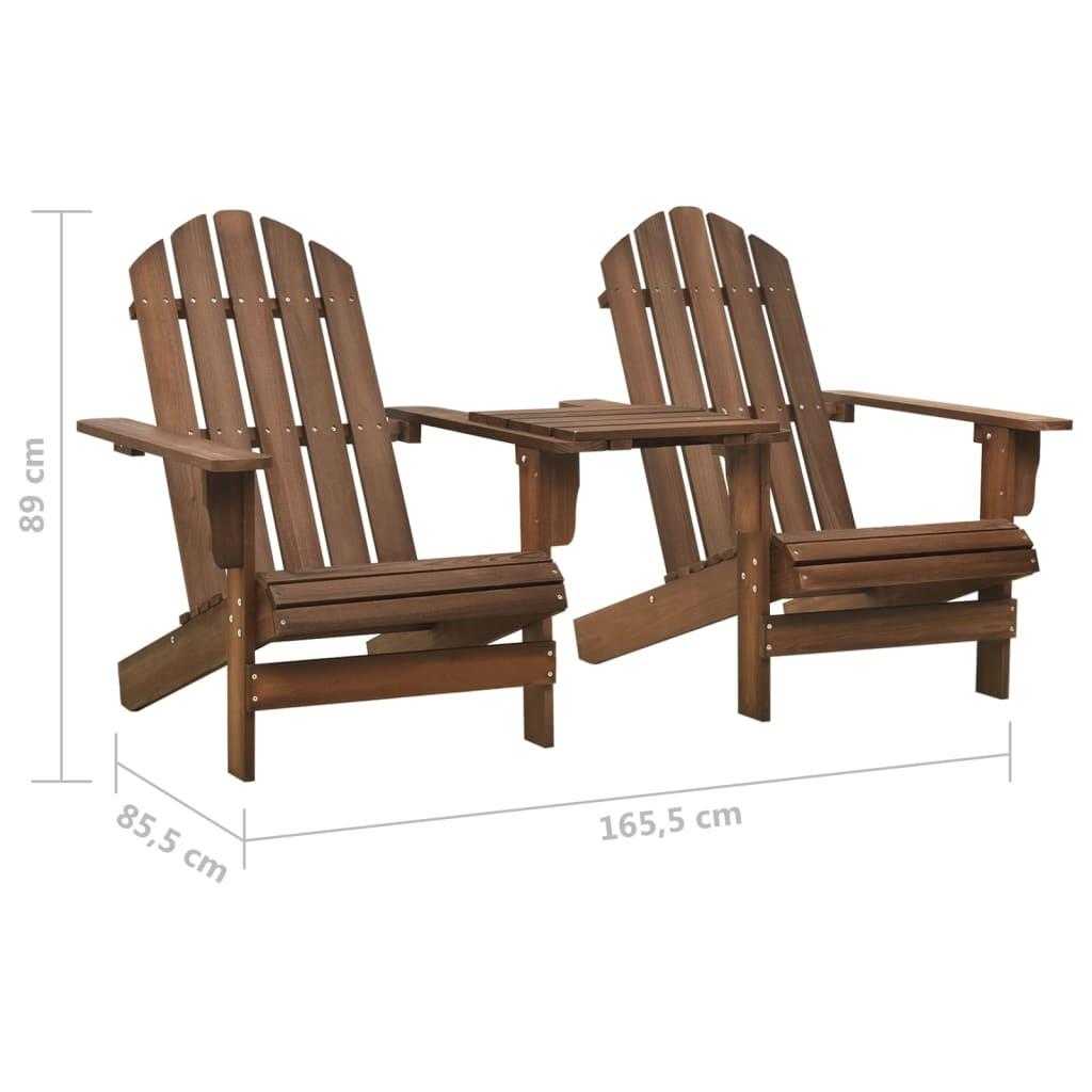 VidaXL Gartenstuhl holz