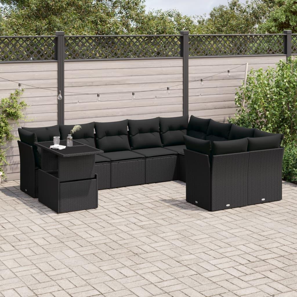 VidaXL Garten sofagarnitur poly-rattan