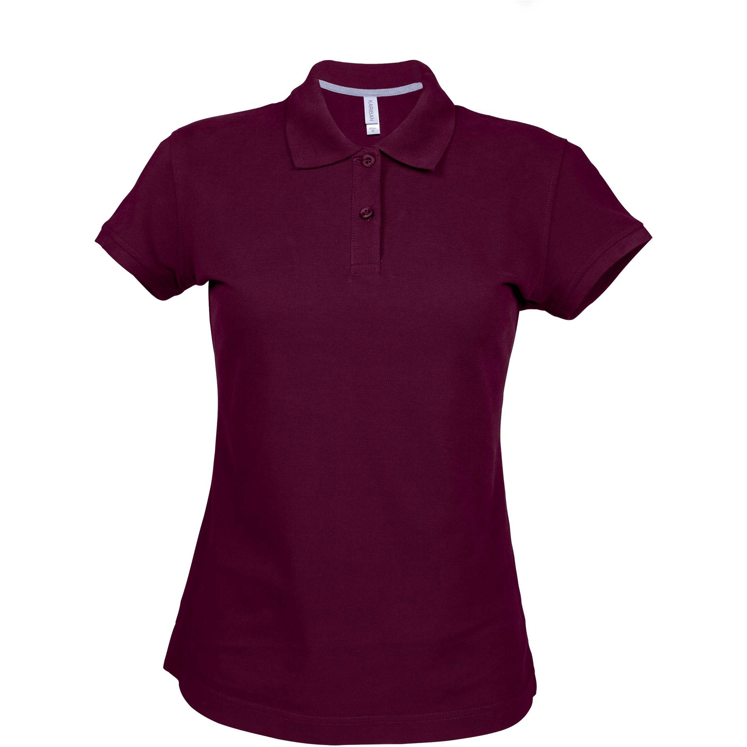 Kariban Damen Kurzarm Poloshirt