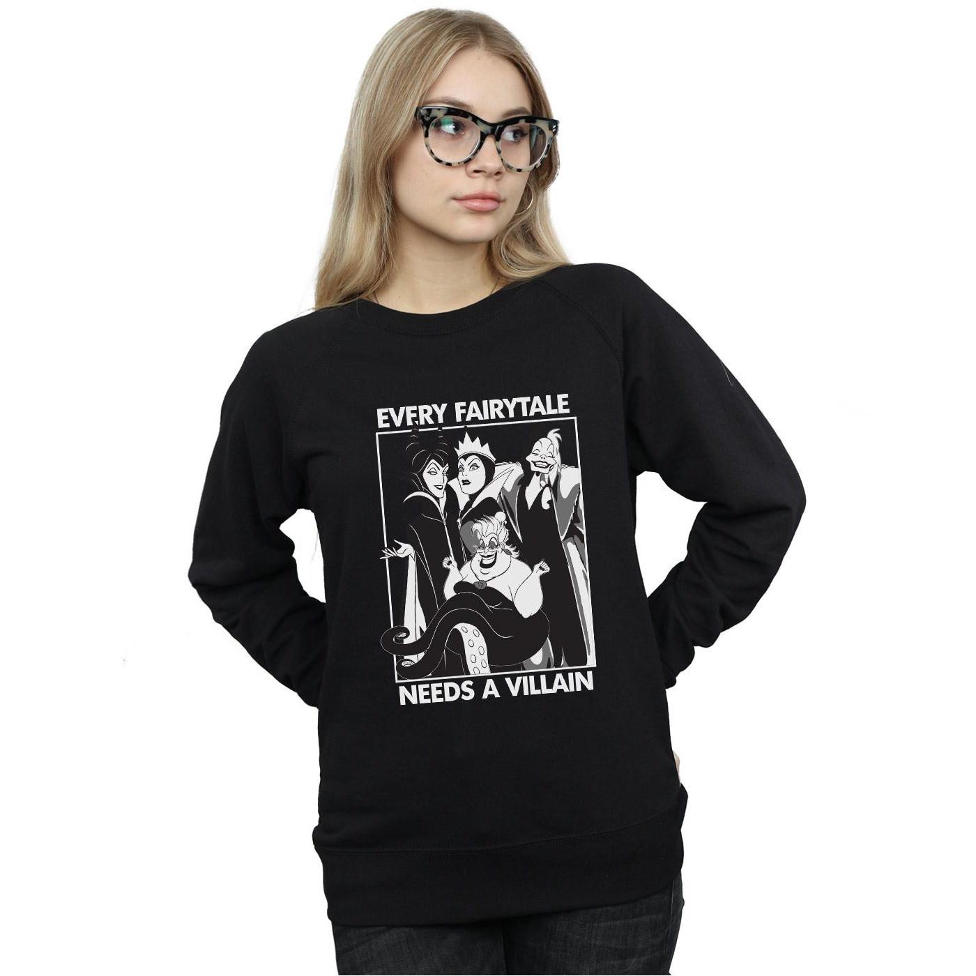 Disney PRINCESS Every Fairy Tale Needs A Villain Sweatshirt
