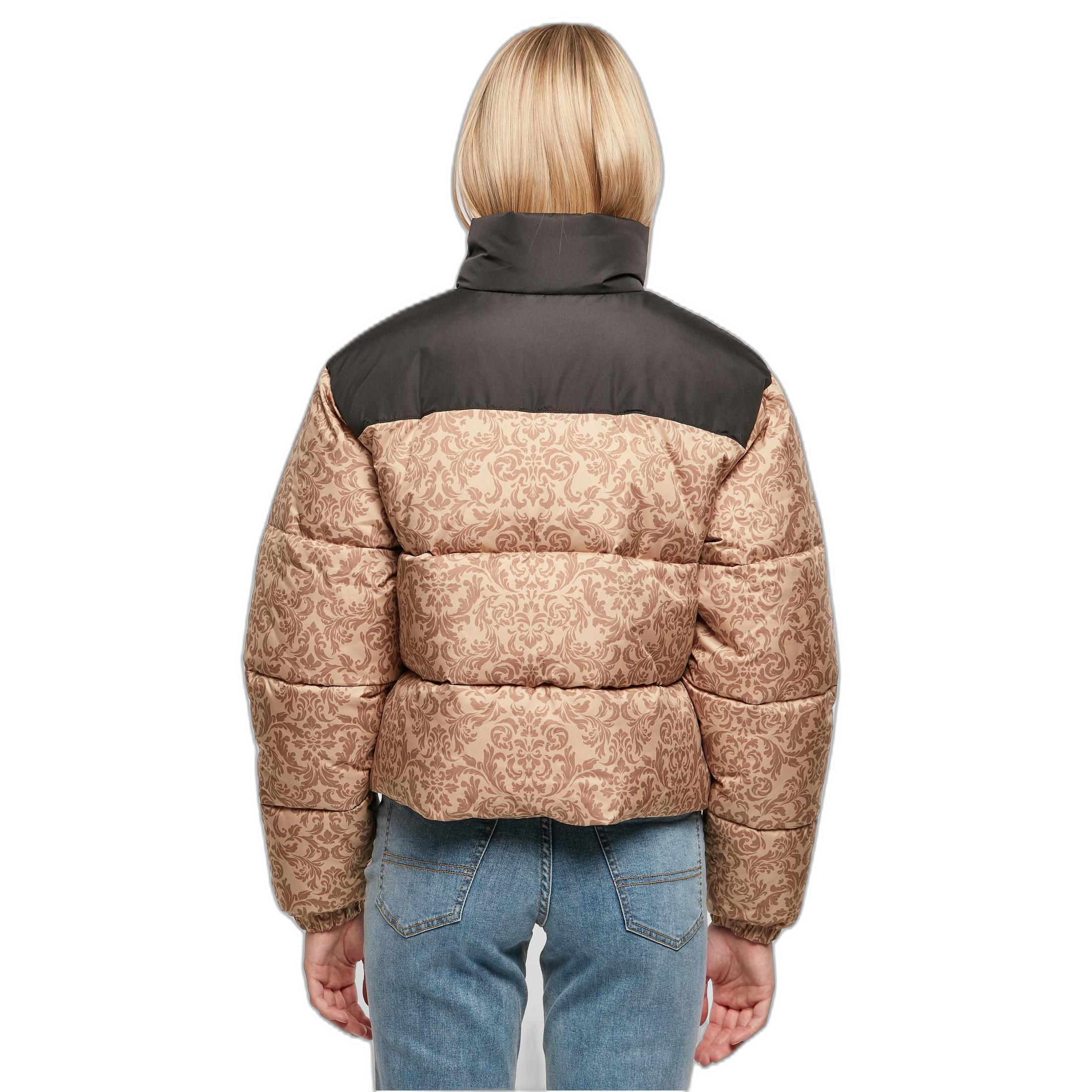 URBAN CLASSICS retro-daunenjacke damen aop retro