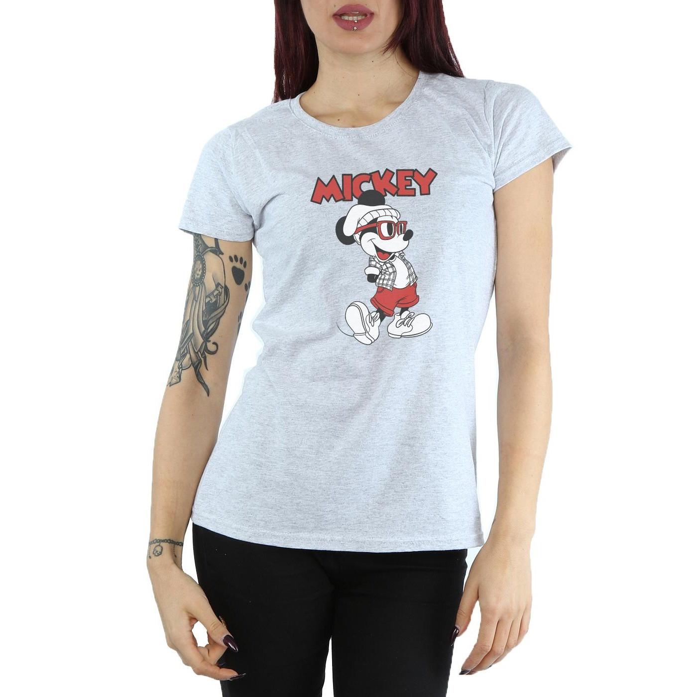Disney Mickey Mouse bedrucktes Regular Fit T-Shirt