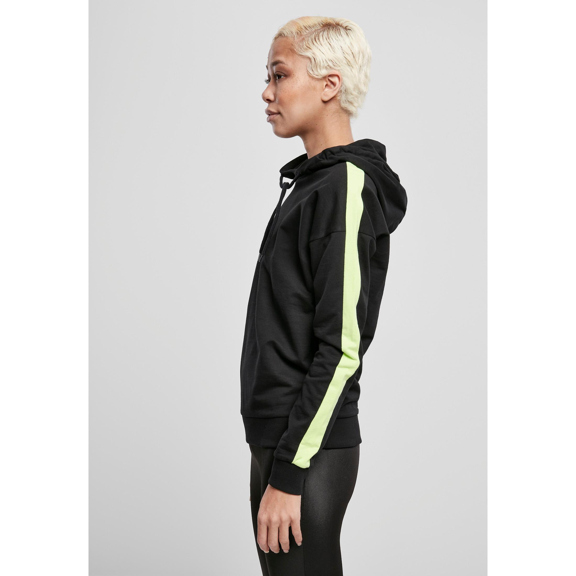 URBAN CLASSICS kapuzenpullover urban claic neon tripe