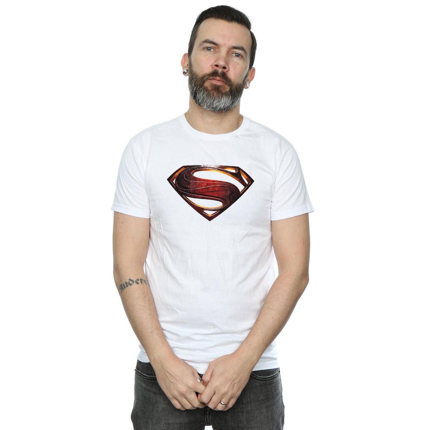 SUPERMAN Distressed Shield Logo T-Shirt