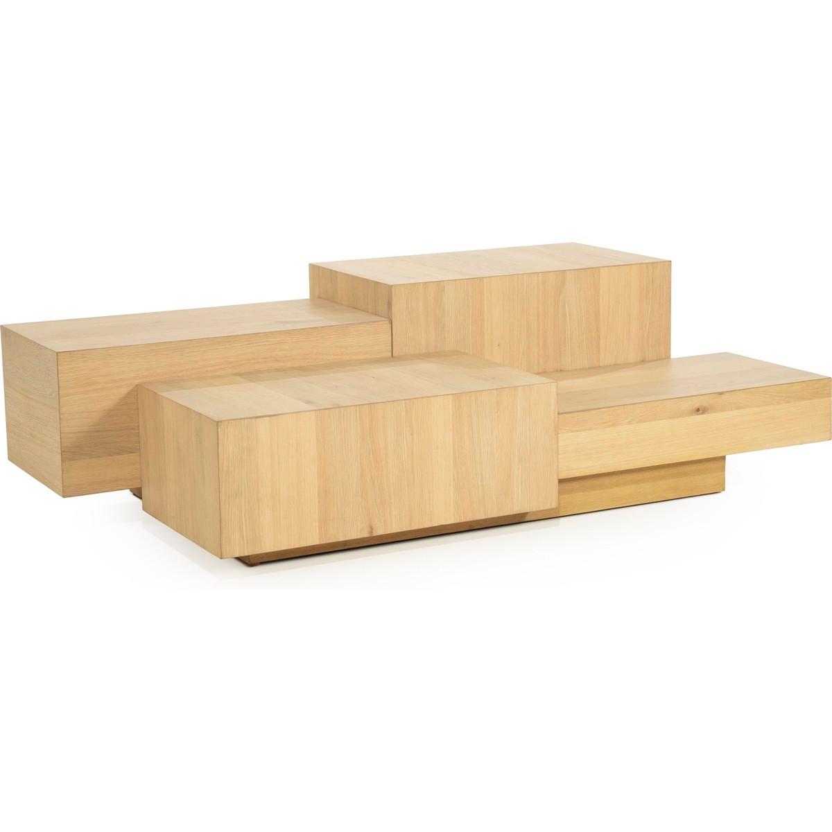 mutoni Couchtisch Quinten natur 140x75