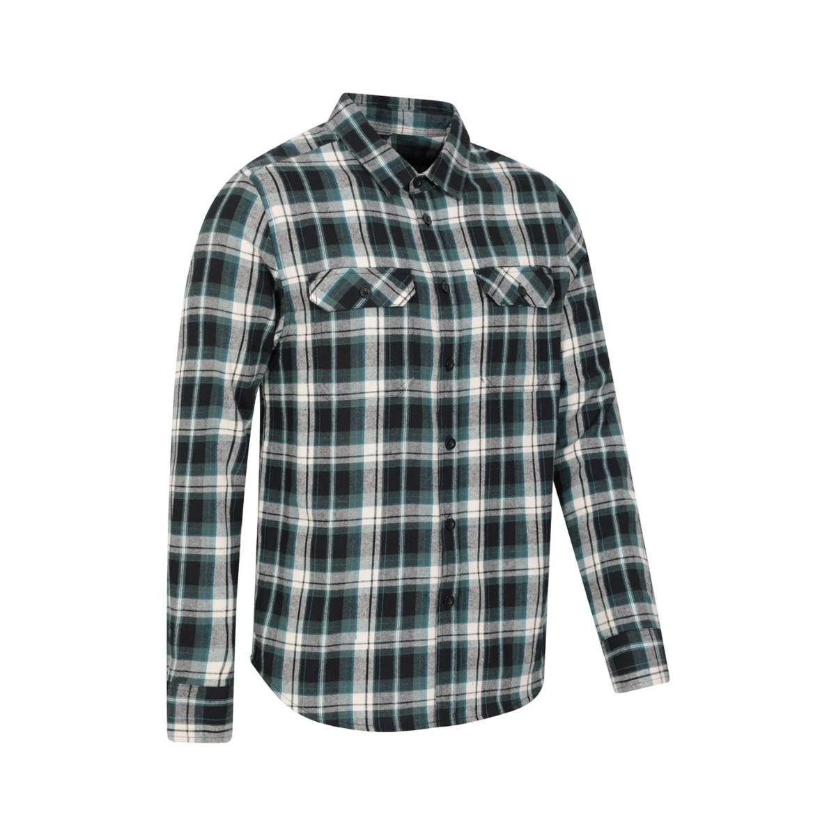 Mountain Warehouse Trace Langarm Hemd Kariert