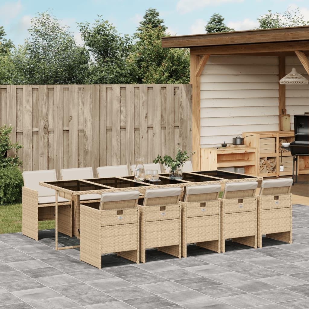 VidaXL Garten essgruppe poly-rattan