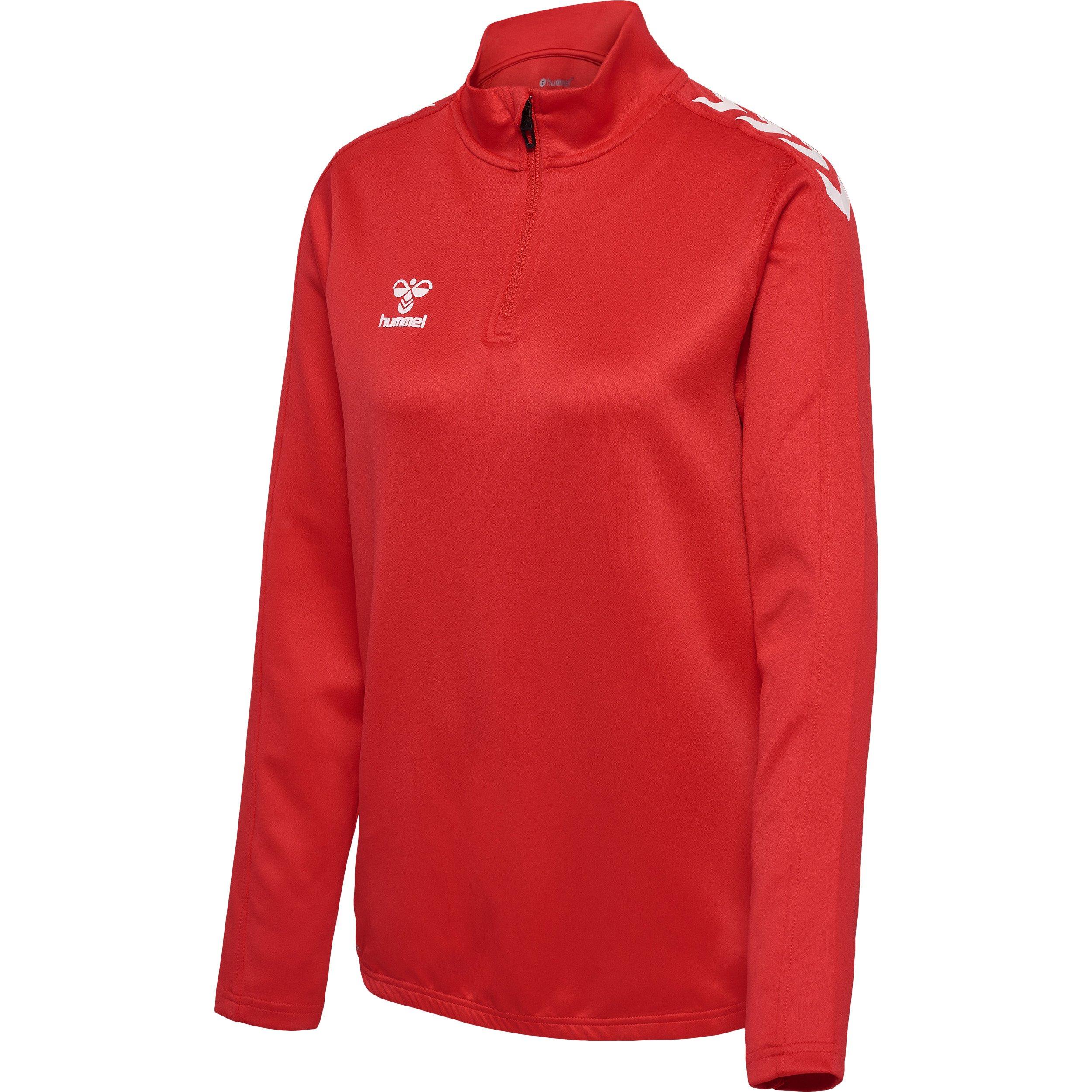 Hummel trainingsjacke mit halbem reißverschluss damen core xk