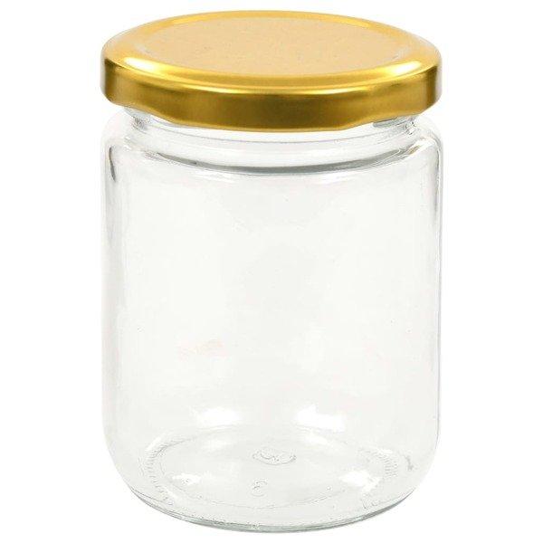 VidaXL Marmeladengläser mit deckel 48 stk. glas
