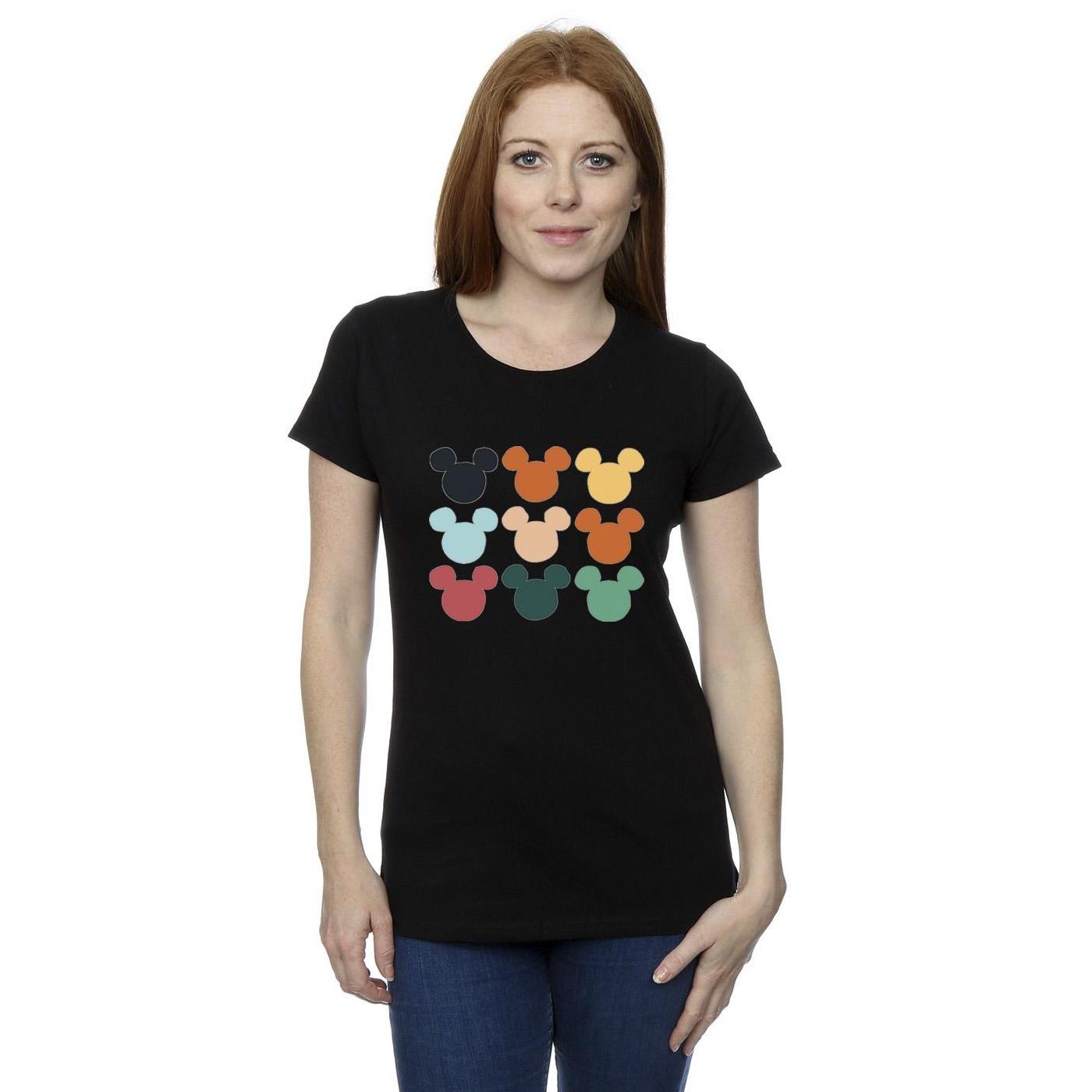 Disney Mickey Mouse Köpfe Print T-Shirt