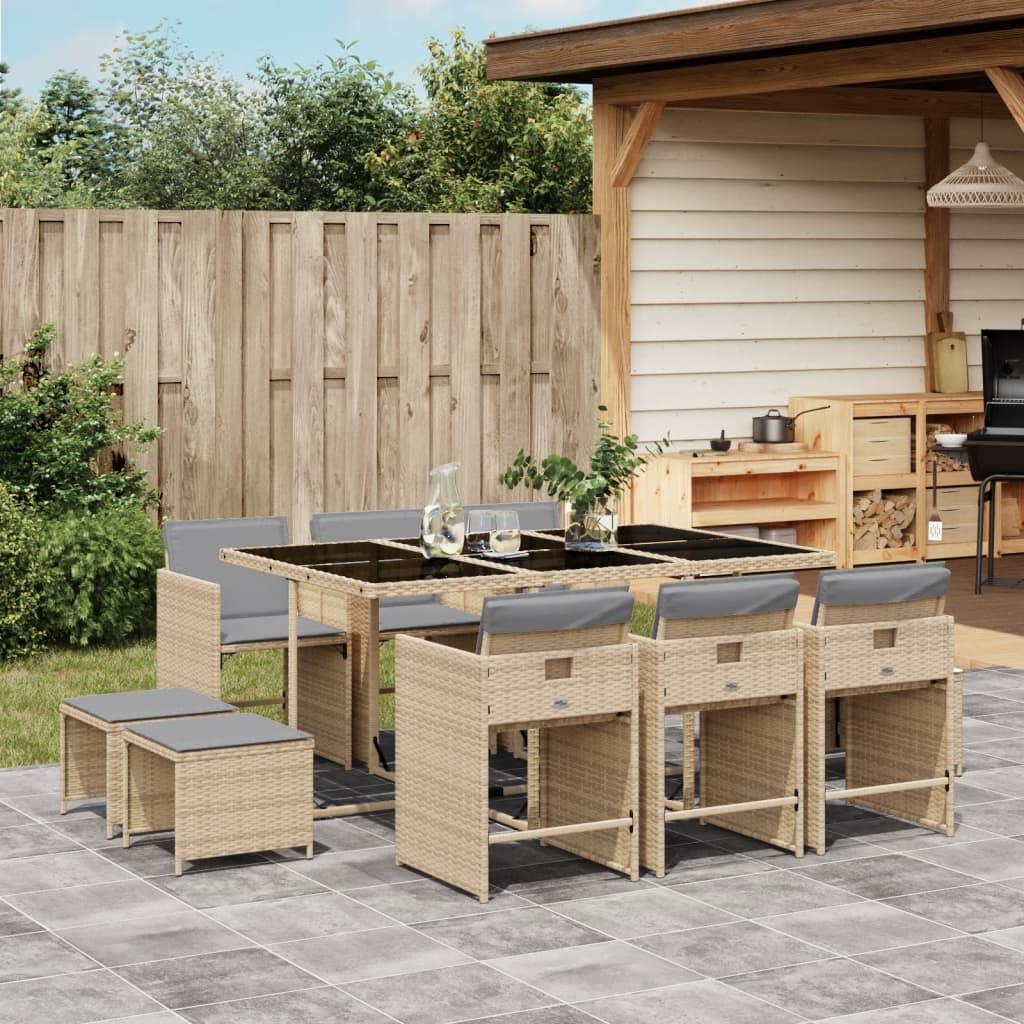 VidaXL Garten essgruppe poly-rattan