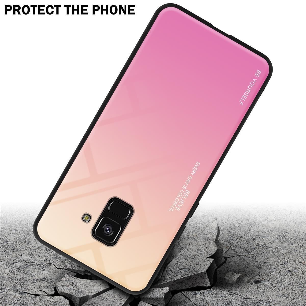 Cadorabo Hülle für Samsung Galaxy A8 2018 Zweifarbig