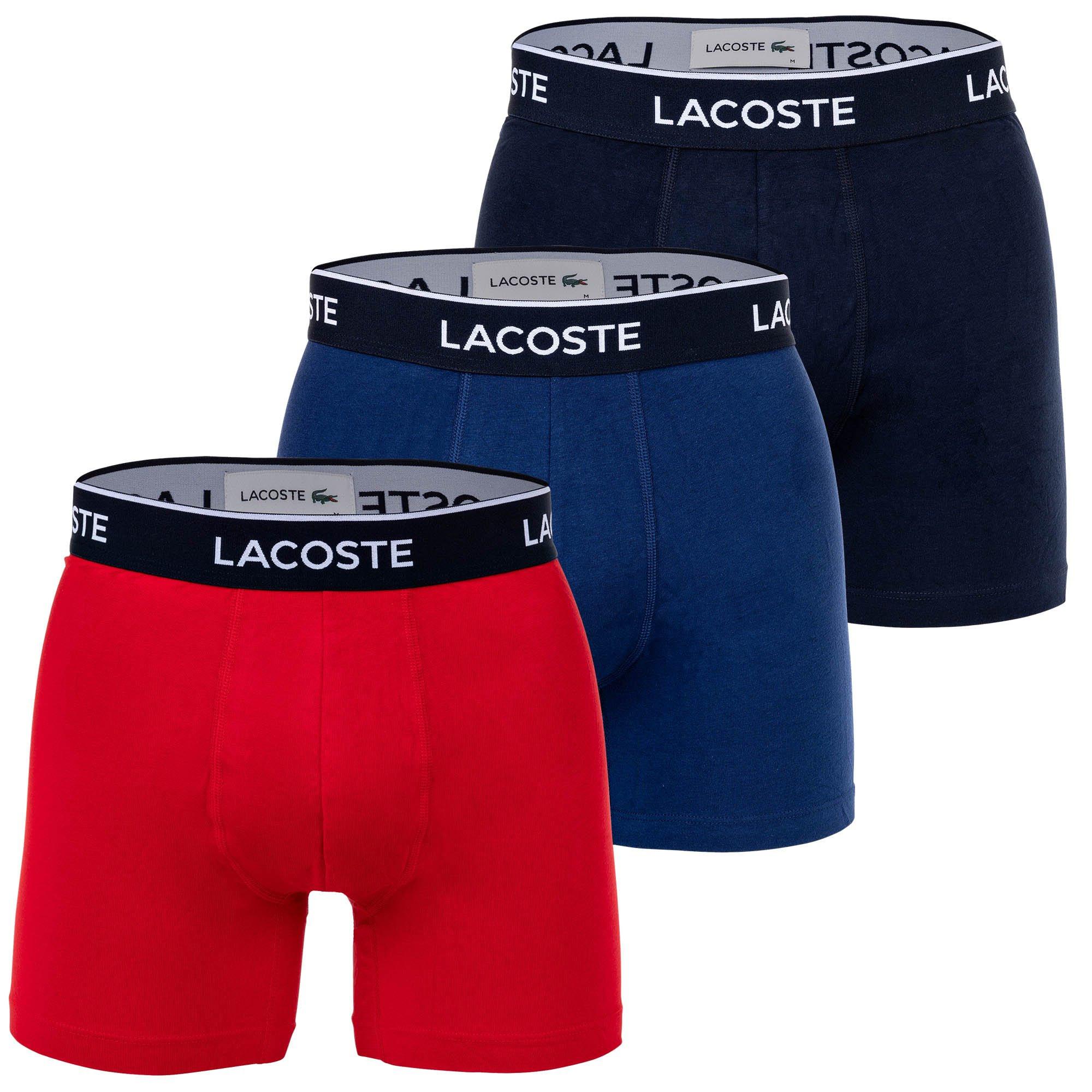 LACOSTE Boxershort 3er Pack Stretch