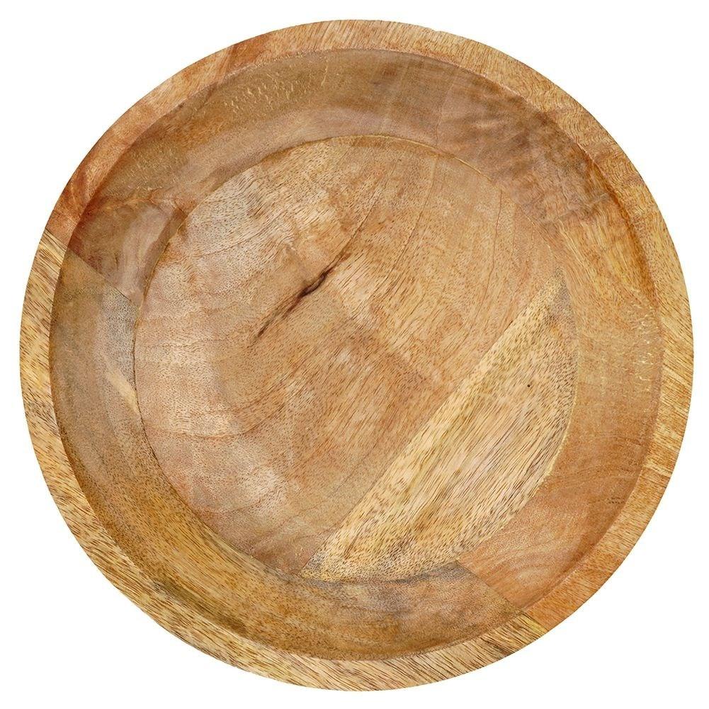 B2X Mangoholzschale: Perfekt für Obst, Gemüse und zum Servieren