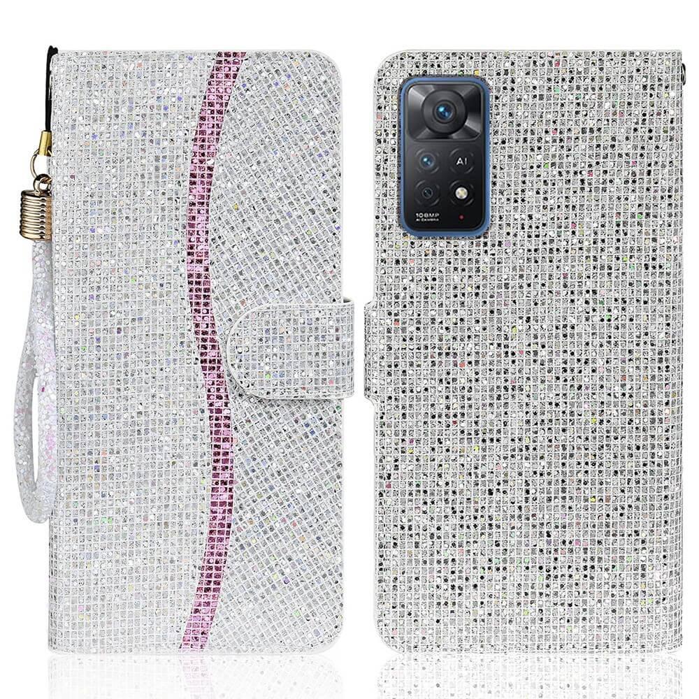 Cover-Discount Xiaomi Redmi Note 11 Pro / 12 Pro - Glitter Leder Etui