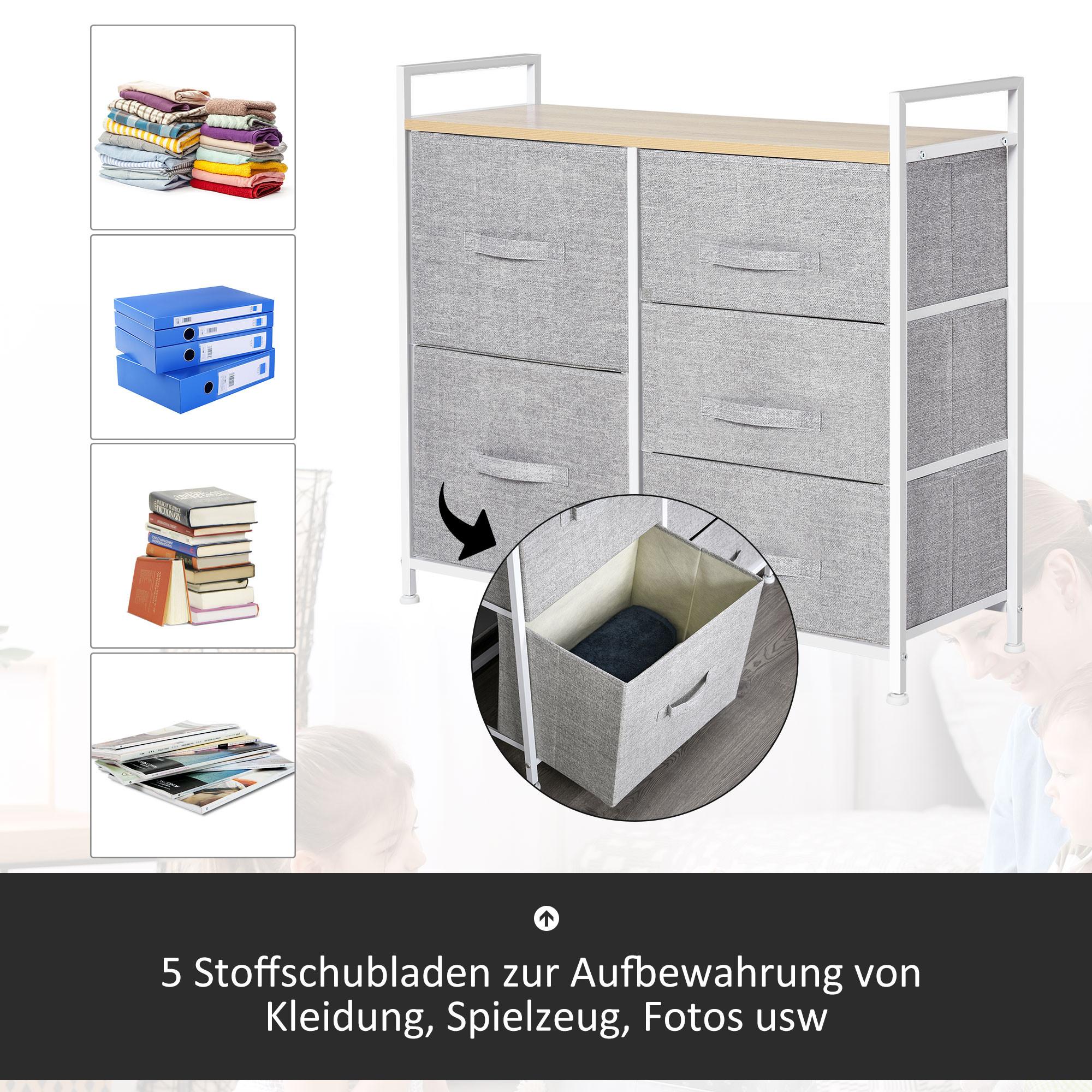 HOMCOM Schubladenschrank