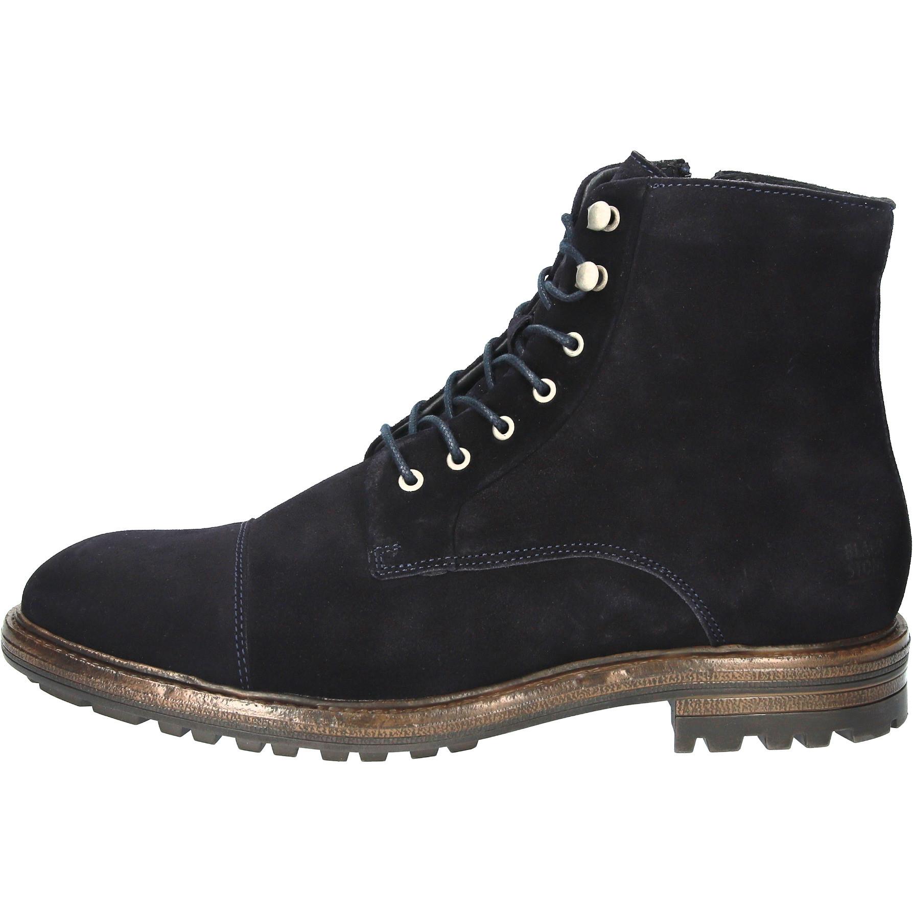 Blackstone stiefeletten aus wildleder ug20 navy