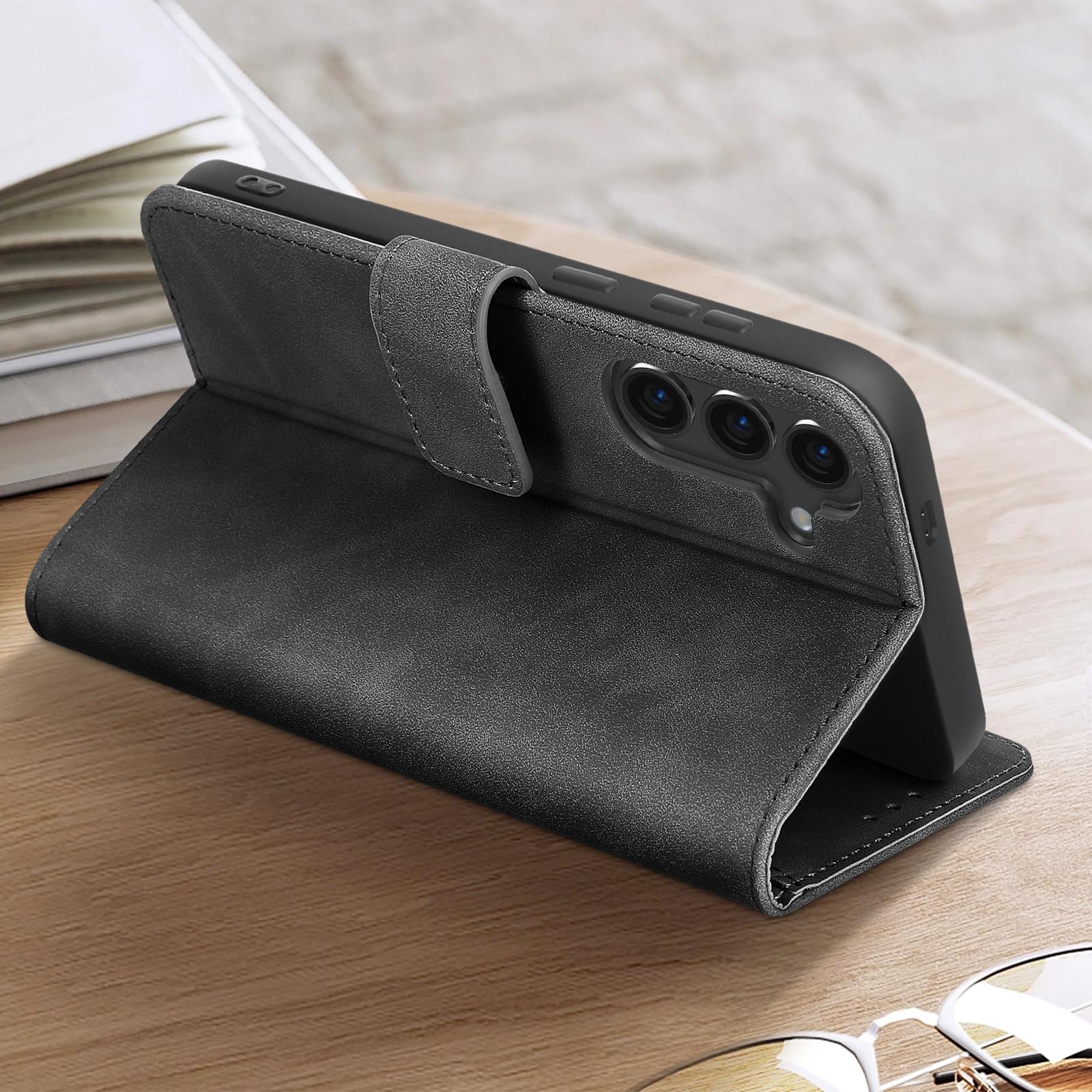 Avizar Soft-Touch Etui Samsung S24 Plus Schwarz