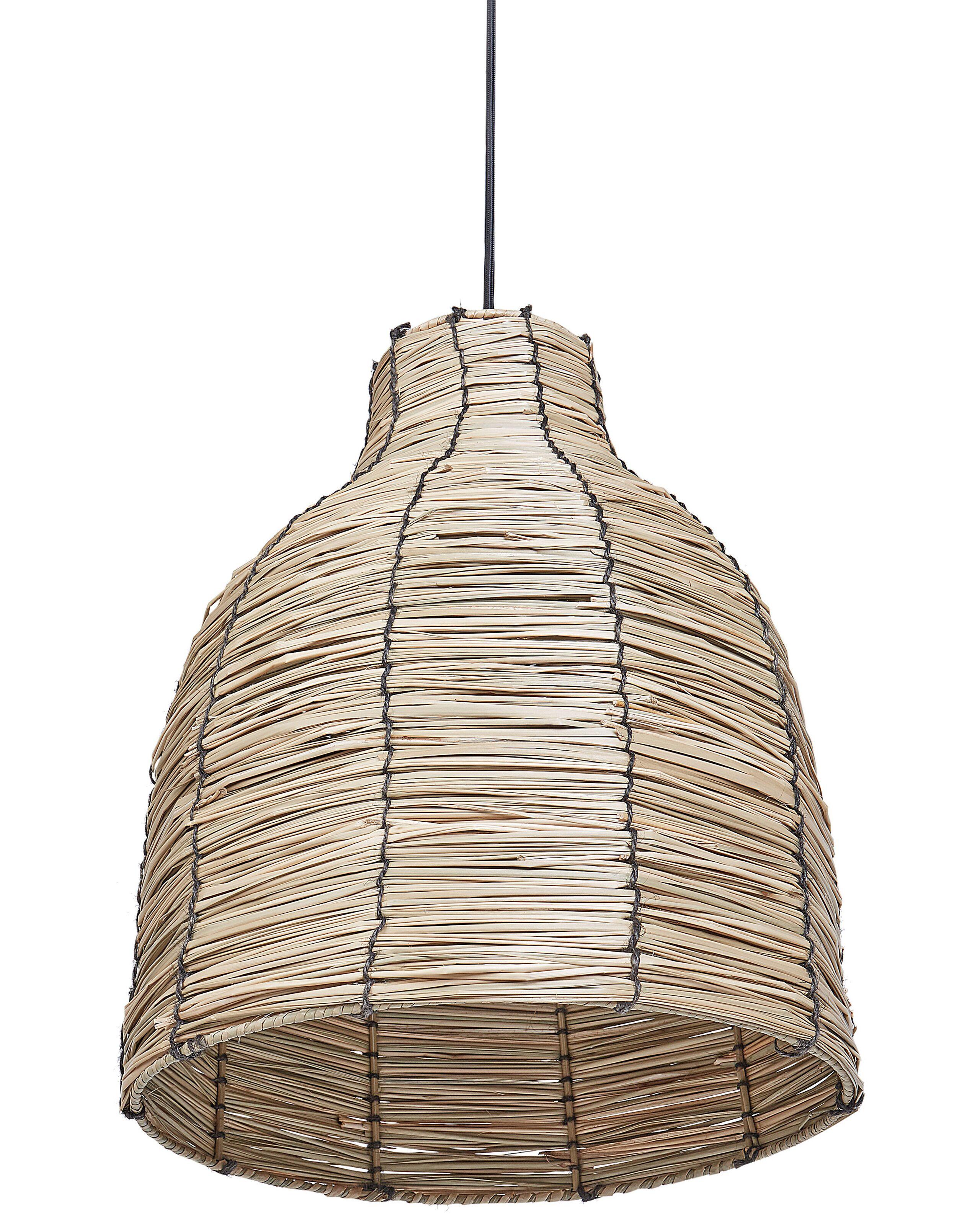 Beliani Hängelampe aus Seegras Boho KELAKAS