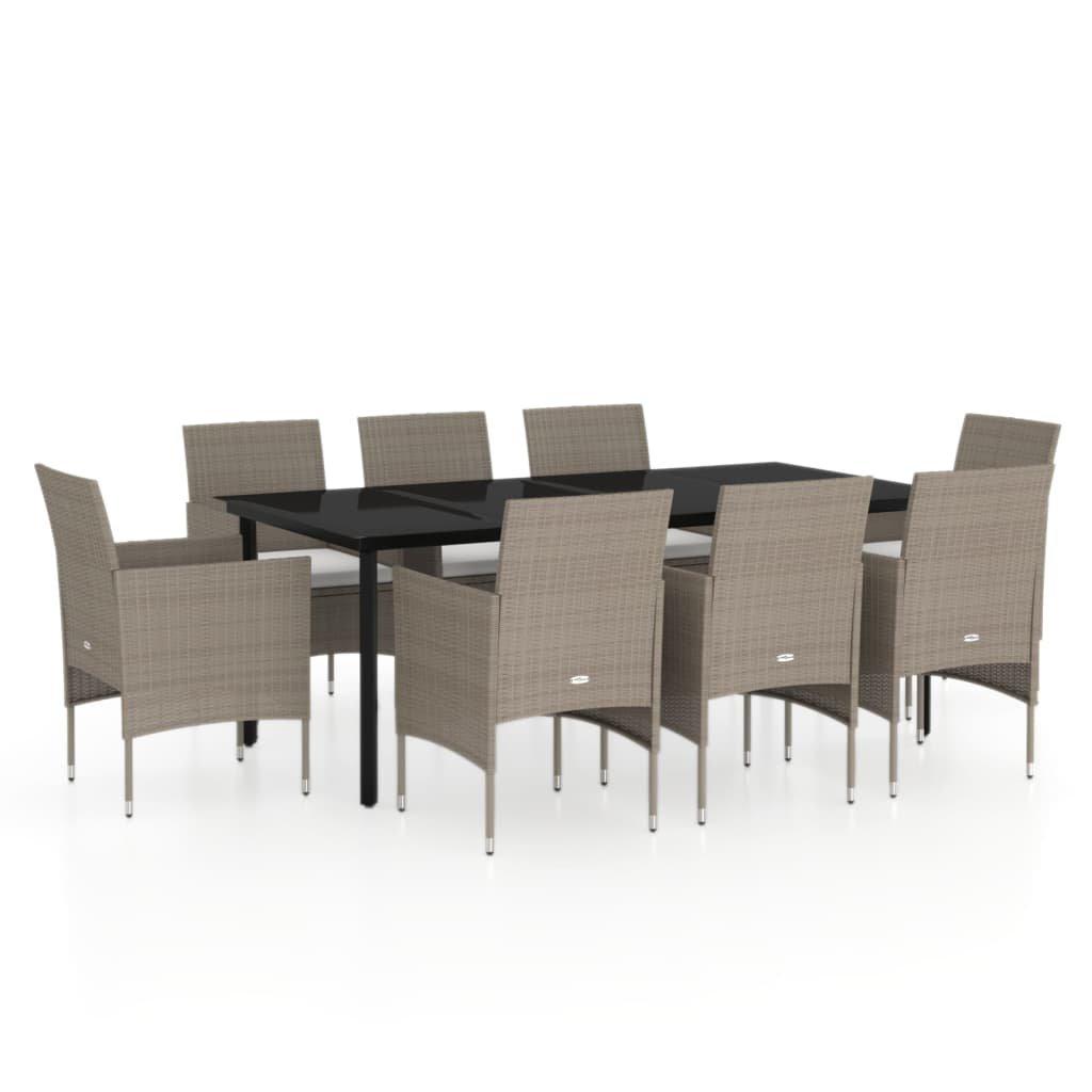 VidaXL Garten essgruppe poly-rattan