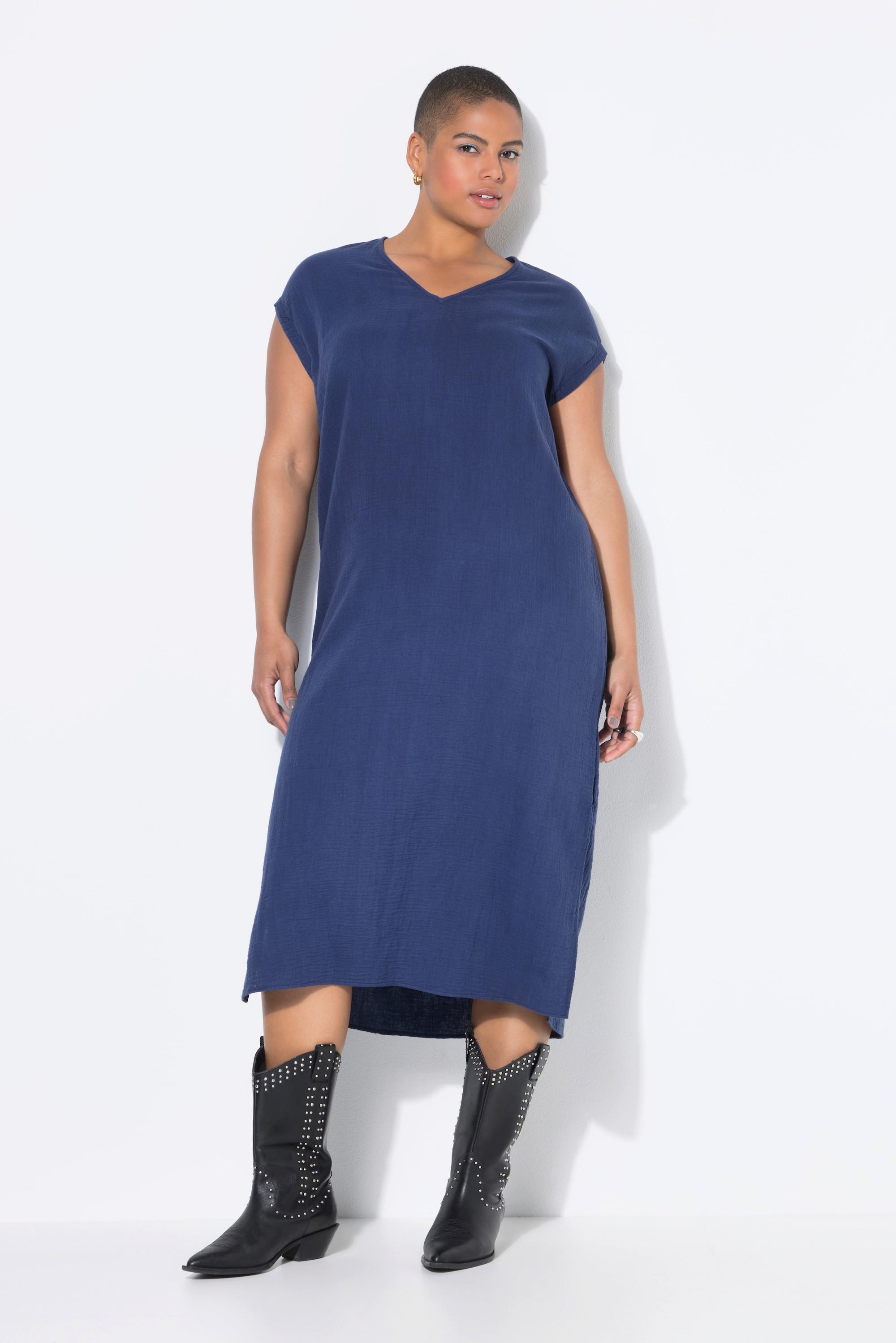Studio Untold Midikleid Oversize Shape Musselin