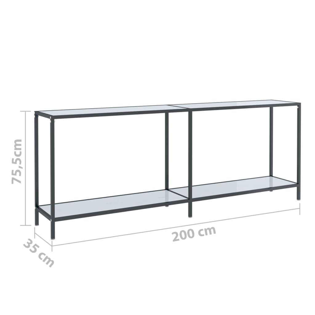 VidaXL Konsolentisch glas
