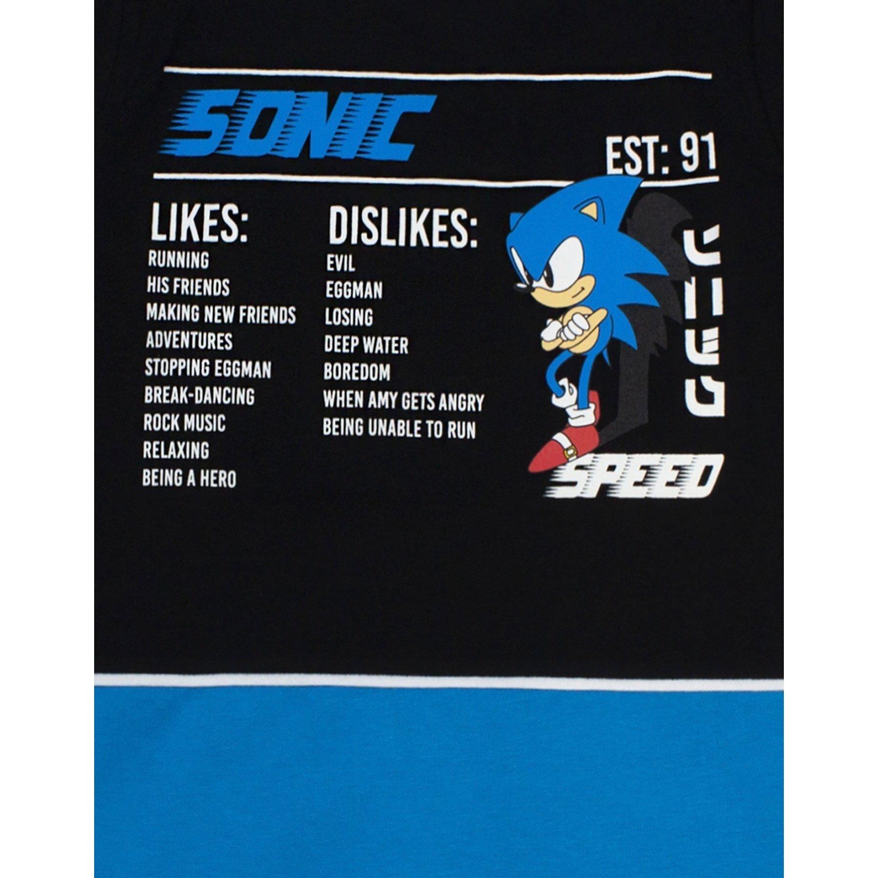 Sonic The Hedgehog Gaming Statistics TShirt
