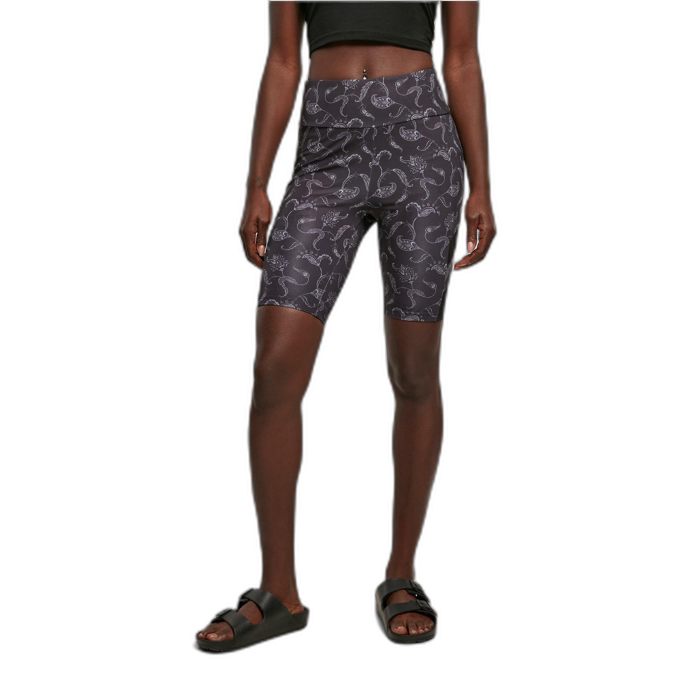 URBAN CLASSICS high waist tights woen aop tech esh