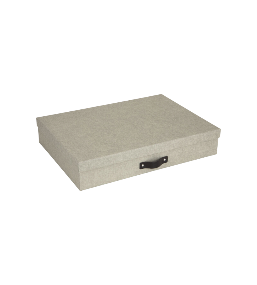 Bigso Box of Sweden SVERKER Aufbewahrungsbox A3 Linnen Canvas