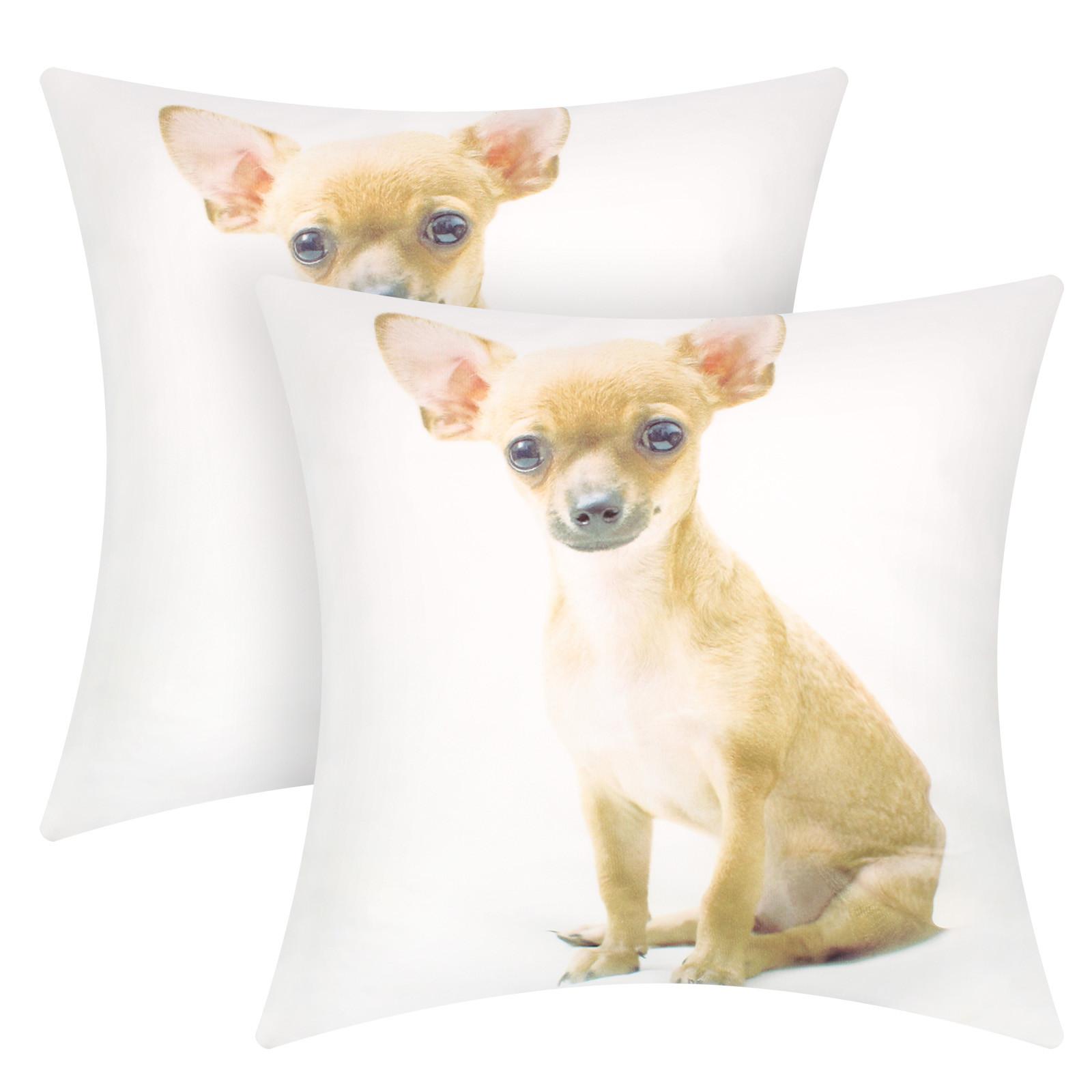 Avizar 2 Stk. Kissenbezüge Chihuahua