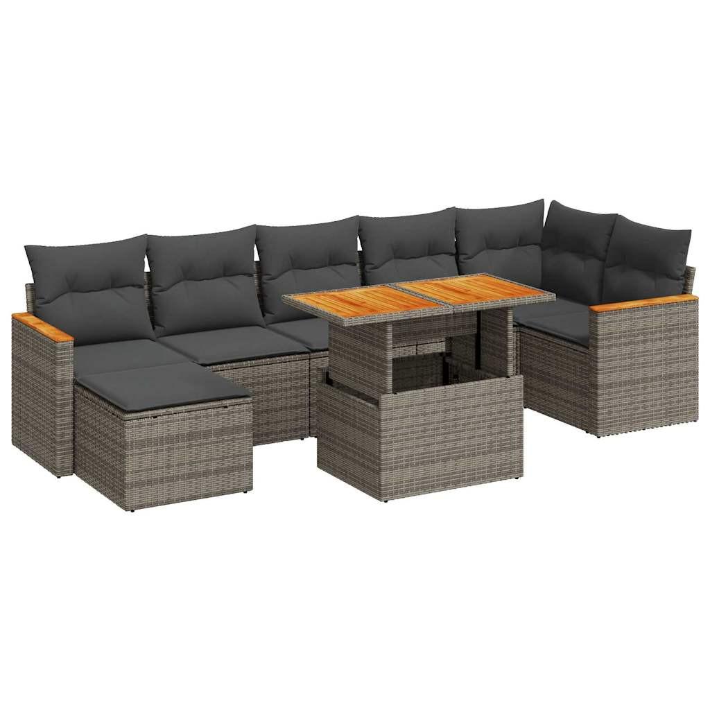 VidaXL Garten sofagarnitur poly-rattan