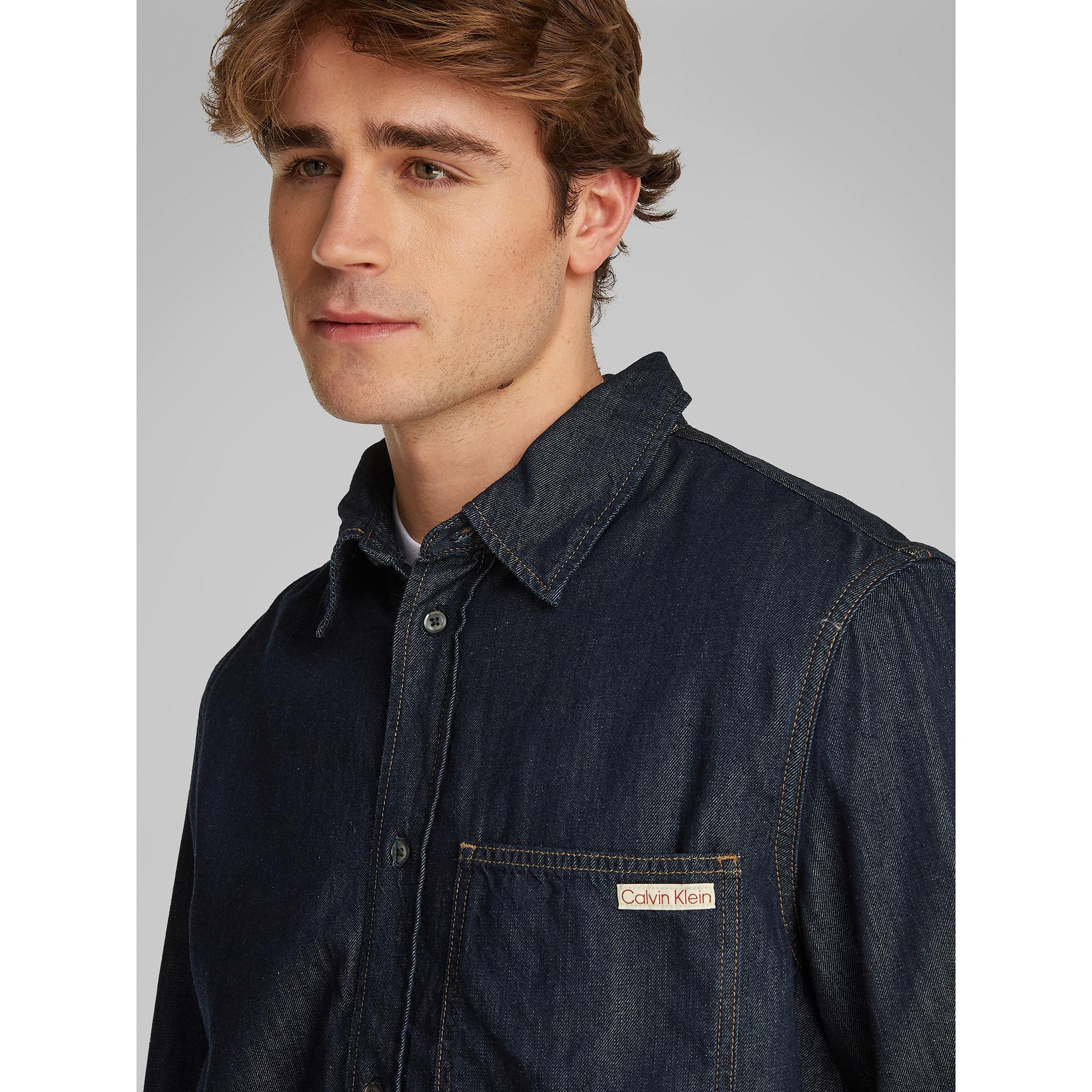 Calvin Klein Jeans Langarm Denim Hemd Regular Fit